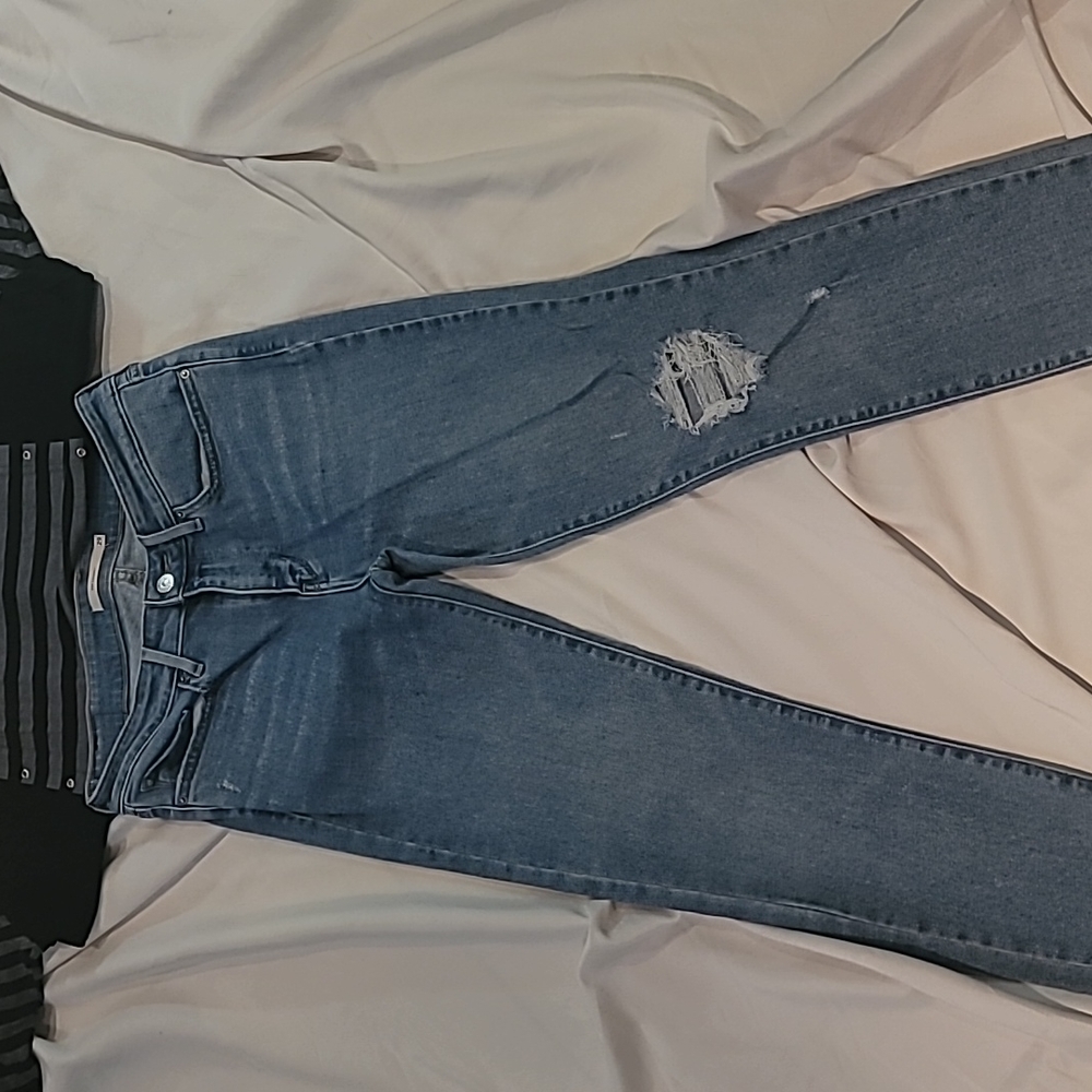 LEVIS STRETCH SKINNY SIZE 8 29 TALL 32" INSEAM - Picture 2 of 8